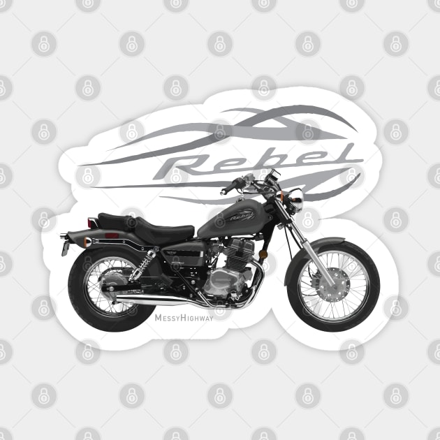 Honda Rebel 250 12 grey sl
